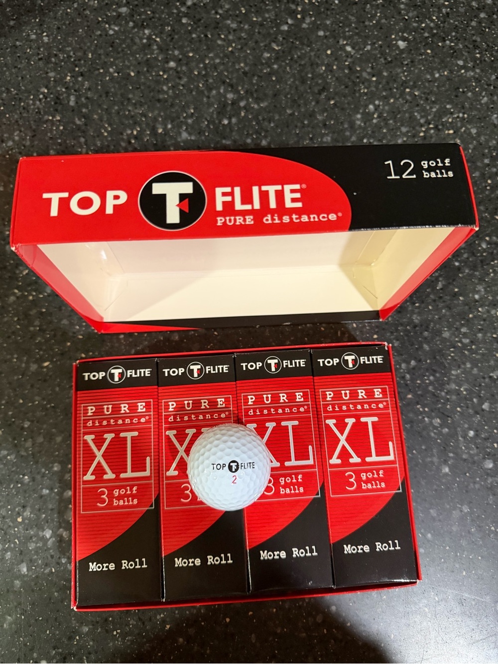 XL Pure Distance Golf Balls - White (12 Pack)